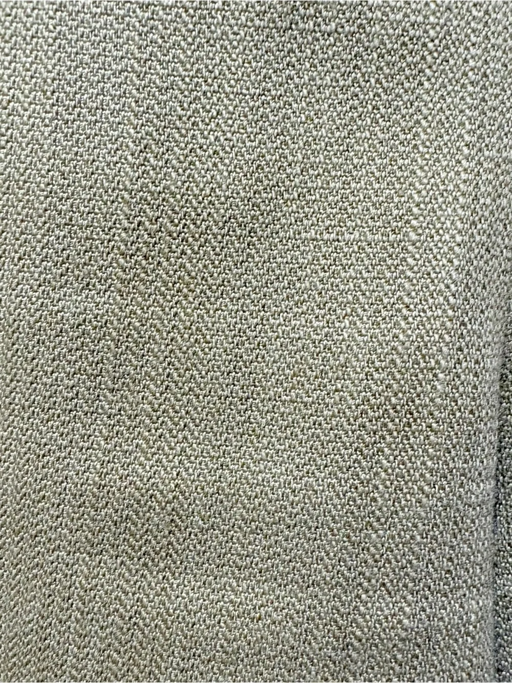 Sezane Francky Trousers Blend Cotton Linen Blend Size 2 Olive Green Carrot Cut